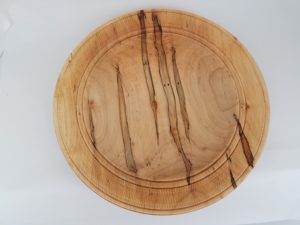 This platter is one of the many items that I enjoyed making during our great woodturning lessons at the John C Campbell Folk School.